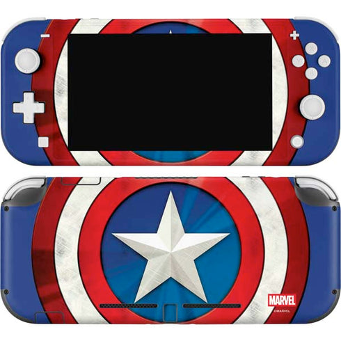 Marvel Captain America Shield Nintendo Switch Lite Skin